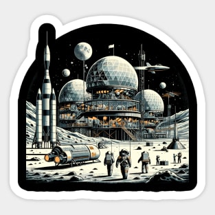 Lunar Frontier: Moon Base Alpha Sticker